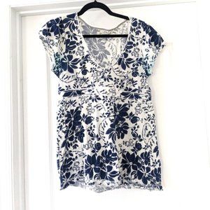 Women's Floral American Eagle Top